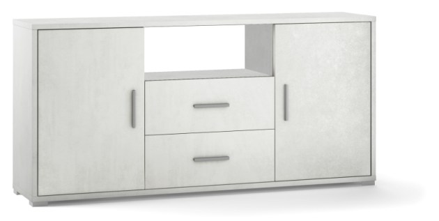 Sarmog Mobile 2 ante 2 cassetti kit cod. Db802k Ossido bianco Ossido bianco