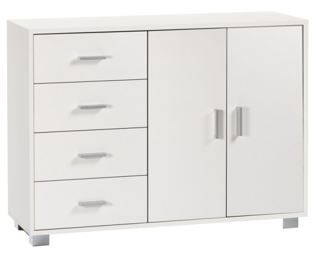 Sarmog Mobile 2 ante 4 cassetti kit cod. 799k Bianco fiammato Bianco fiammato