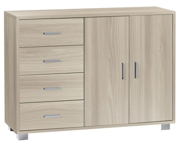 Sarmog Mobile 2 ante 4 cassetti kit cod. 799k Olmo chiaro Olmo chiaro
