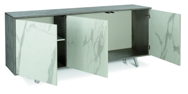 Sarmog Mobile 3 ante kit cod. 7073k Cemento Marmo calacatta