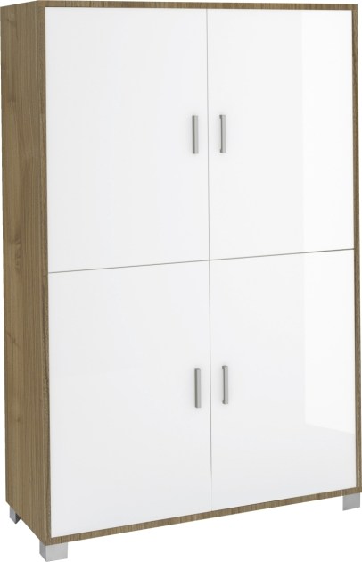 Sarmog Mobile 4 ante kit cod. 734k al Olmo chiaro Bianco lucido