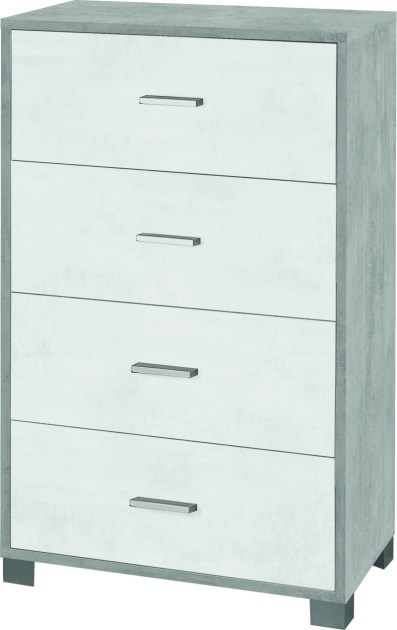 Sarmog Mobile 4 cassetti kit cod. 774k Cemento Ossido bianco