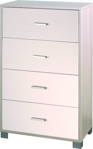 Sarmog Mobile 4 cassetti kit cod. 774k Olmo chiaro Bianco fiammato