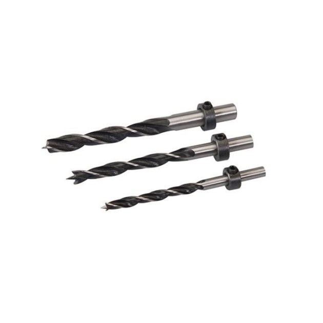 Set 3 Punte per Legno con Arresto di Profondità Silverline