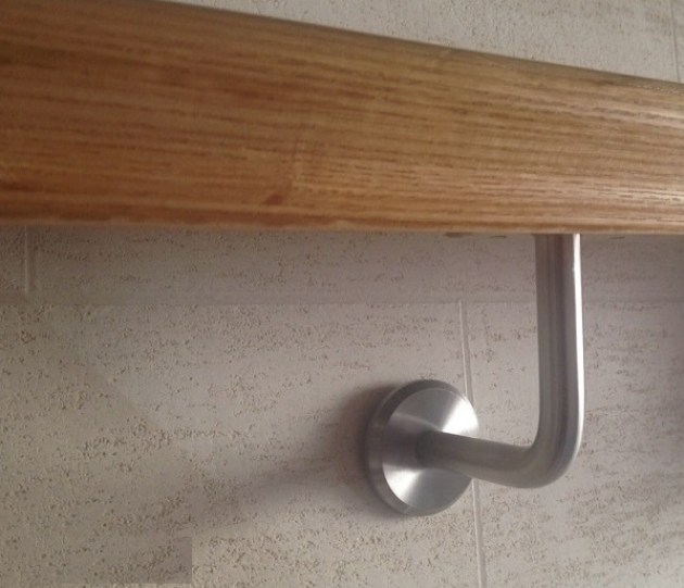 Supporto per corrimano INOX cod. 66061
