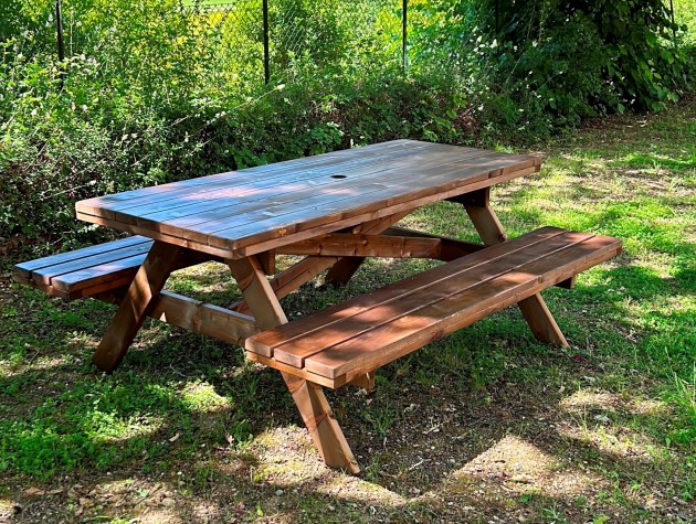 Tavolo Da Giardino Con Panche 8 + 2 posti MOUNTAIN