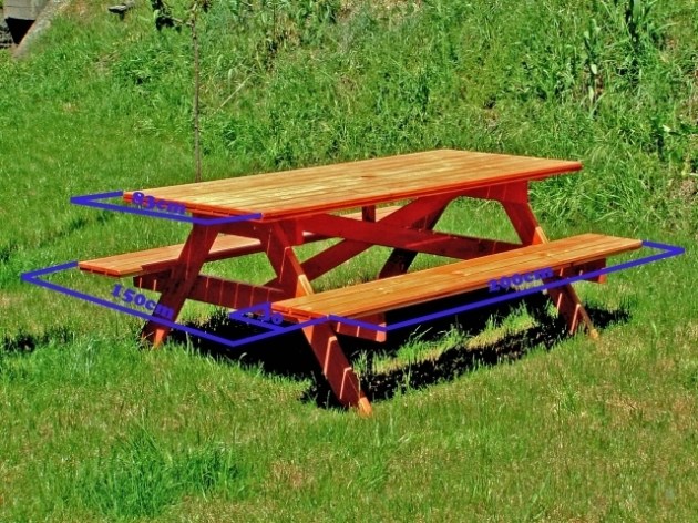 Tavolo Da Giardino Con Panche HOLIDAY