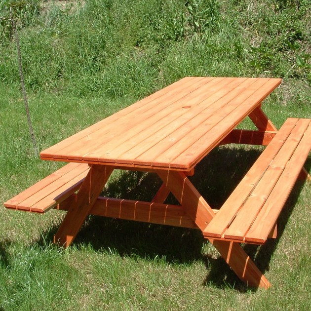 Tavolo Da Giardino Con Panche 8 + 2 posti HOLIDAY