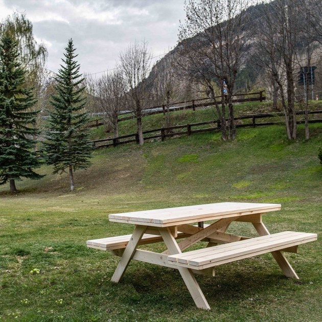 Tavolo Da Giardino Con Panche 8 + 2 posti MOUNTAIN