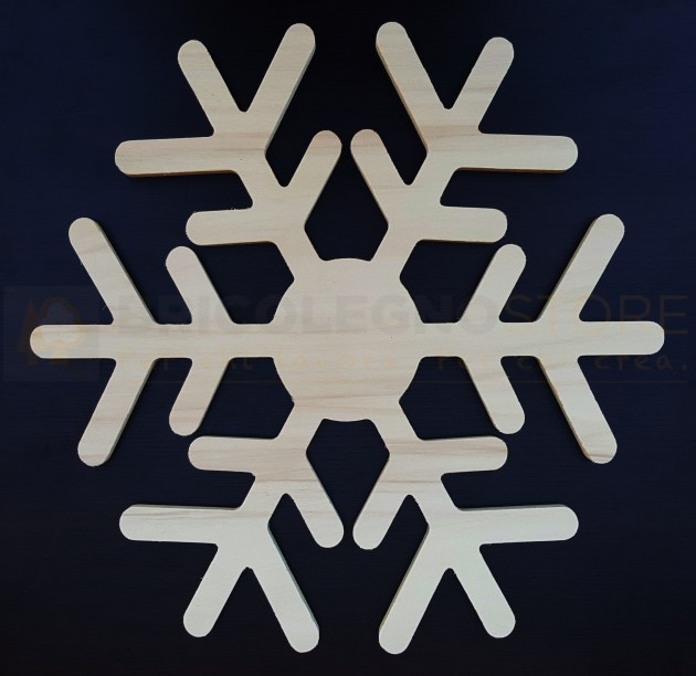 Telaio per Luminaria H 590 x L 590 mm Sag. 17 - Fiocco di Neve