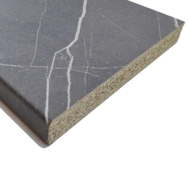 Top per cucina in Truciolare Stratificato HPL finitura NERO LUNA