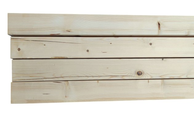 Trave in legno massello di Abete Piallato cm 8 x 16