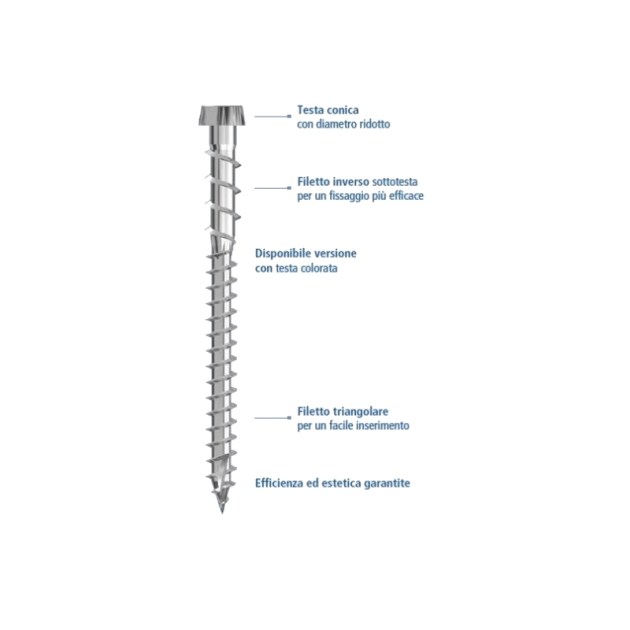 MINI Vite Torx per legni tropicali pacco da 200 pezzi